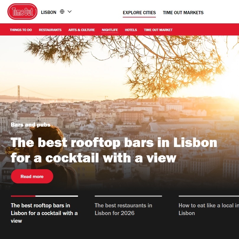 Time Out Lisbon – best neighbourhood award Chiado
